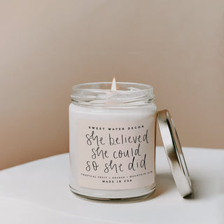 She Believed Soy Candle