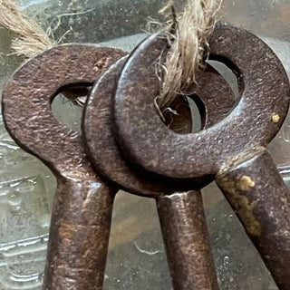 Found Antique Iron Keys