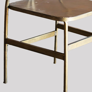 Odette Antique Brass Metal Chair