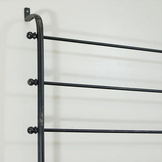 Black Distressed Ribbon Or Wrapping Paper Rack