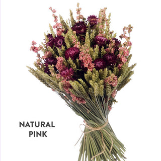 DIY Dried Floral Bouquet From the Fields of Holland, Pick Your Color