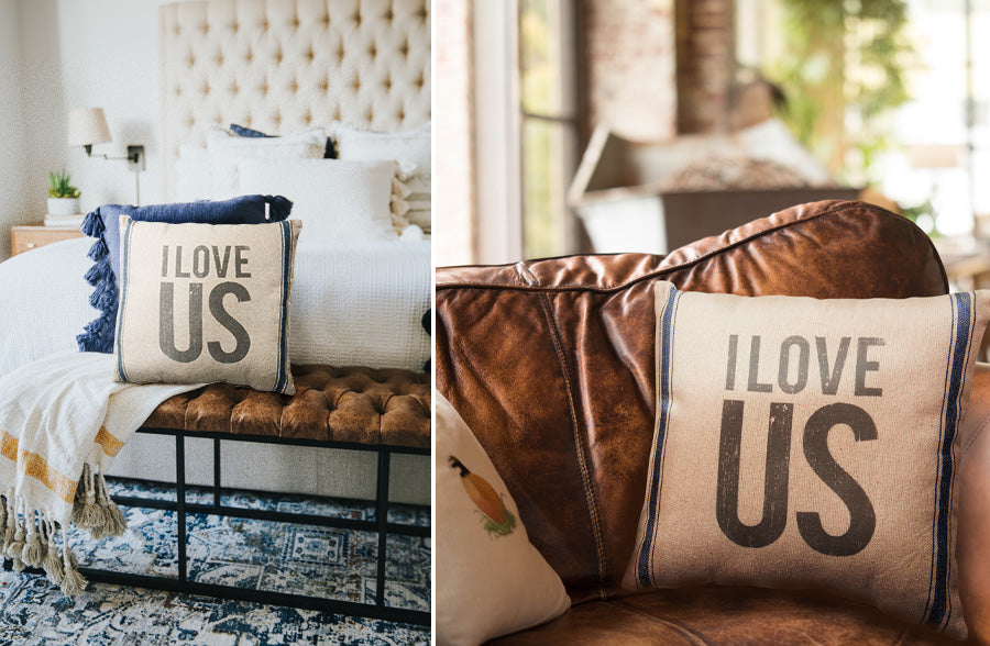 I Love Us Pillow I Love Us Throw Pillow Decor Steals