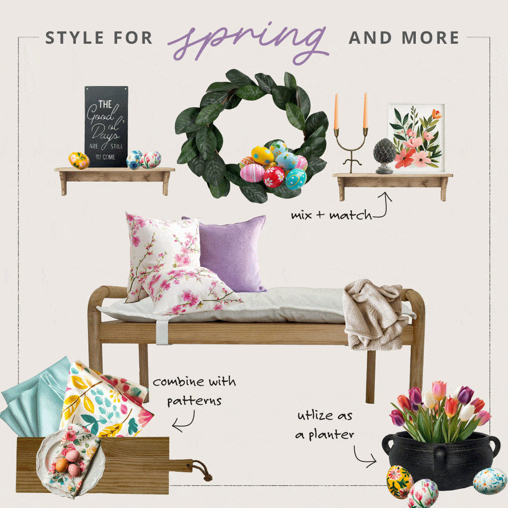 Box Spring Decor Winter, Spring, Summer, Fall: This Box Can Do It ALL! Styling the Spri ...