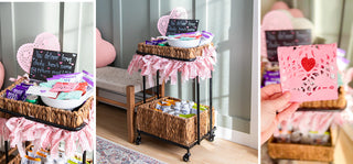 How to Make a Valentine’s Day Snack Cart for Delivery Drivers (or other events)