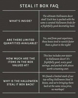 Top-Selling Halloween Steal It Box