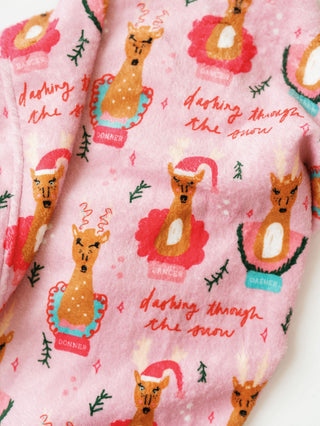 Santa's Favorite Reindeer 30x40 Blanket + Bag Set