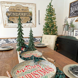 Most Wonderful Time of the Year Rusted Antique Sign