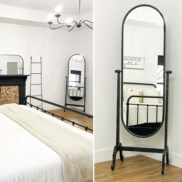 dressing mirror frame design Amazon.com: Bolen 65" x 22" Full Length Mirror with Solid Wood Frame, Large Dressing Mirror for Bedroom, Wall-Mounted or Standing (Brown) : Home & Kitchen