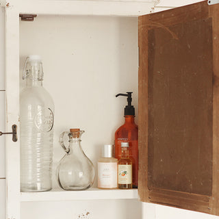 Chippy White Wooden Medicine Cabinet