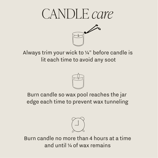 Best Teacher Ever Soy Candle Care