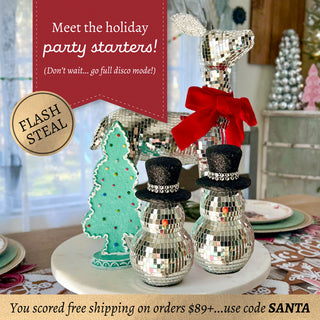 Disco Ball Holiday Decor, Choose Your Style