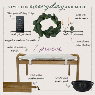 GIF of ways to style with the products from the Steal It Box