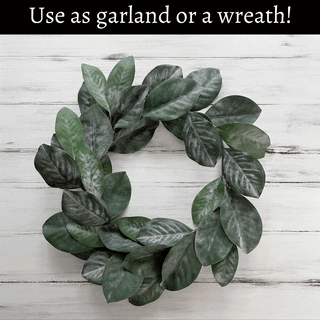 GIF of garland that can also be styled as a wreath