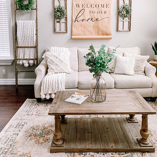 Wood Coffee Table Decor Steals - Main Image