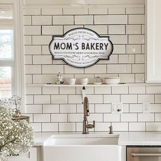 Mom's Bakery Wall Sign