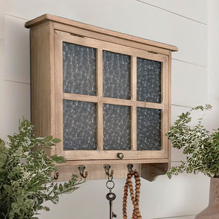 Multi-Functional Wooden Wall Cabinet