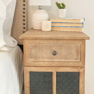 Side Table Storage Cabinet