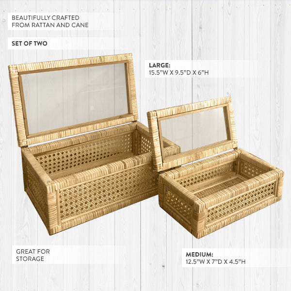 Rattan Trunks - Decor Steals