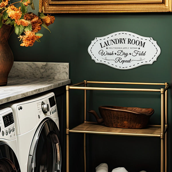 Vintage Laundry Room Signs