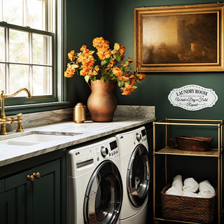 Vintage Inspired Farmhouse Laundry Room Sign