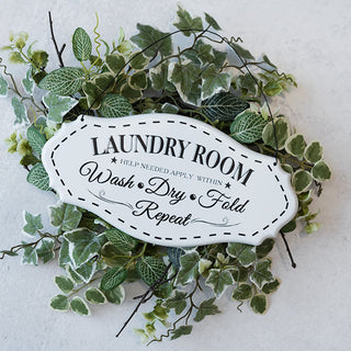 Vintage Inspired Farmhouse Laundry Room Sign