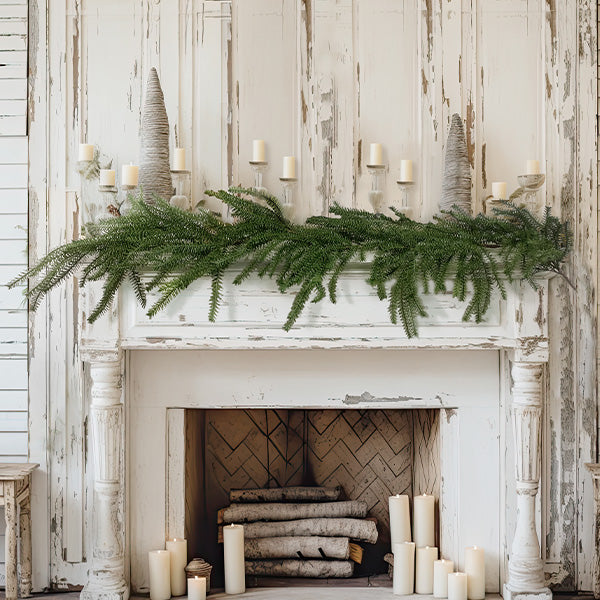 Christmas Decor Must Have: Norfolk Pine Natural Touch Stems! 🎄Go gra