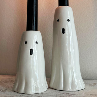 Boo Taper Candle Holders