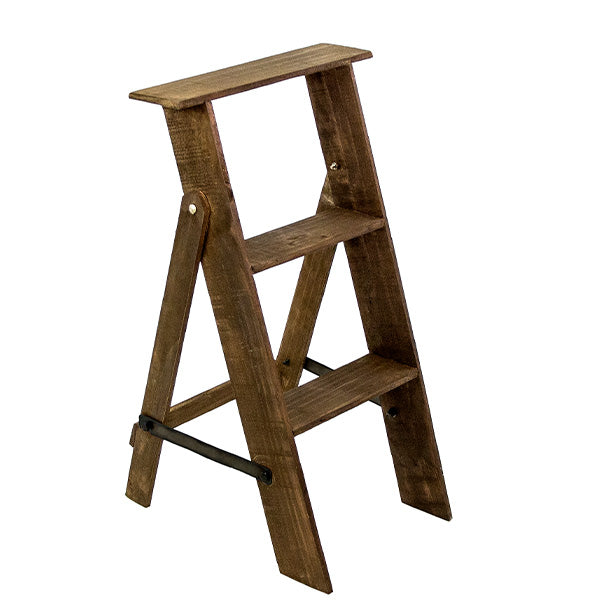 Folding Wood Ladder Display - Decor Steals