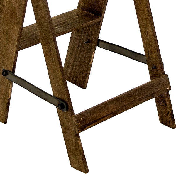 Folding Wood Ladder Display - Decor Steals