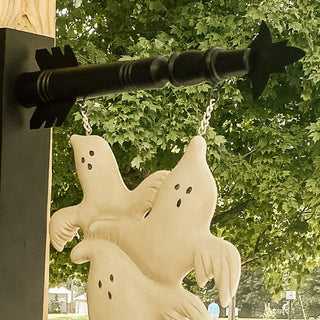 Spooky Ghosts Sign and Bracket Set