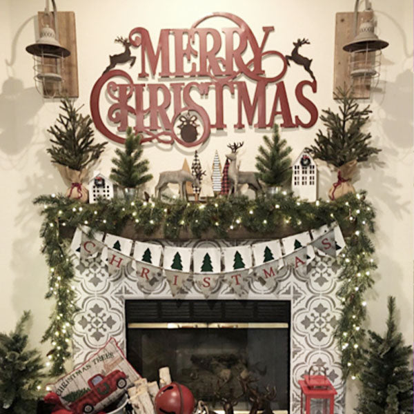 Huge Metal Merry Christmas Sign Decor Steals Huge metal merry christmas sign decor steals