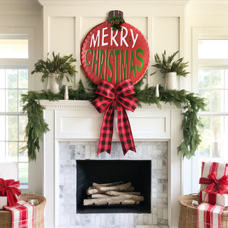 Merry Christmas Ornament Sign