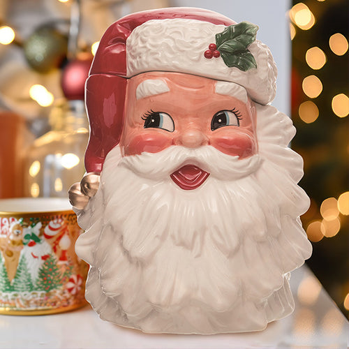 Vintage Santa Cookie Jar - Decor Steals