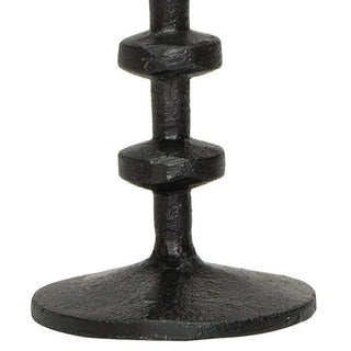 Forged Iron Candle Holders, Set of 2