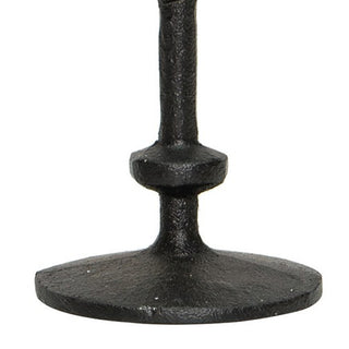 Forged Iron Candle Holders, Set of 2