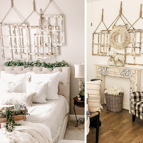 Rustic Window Frame Wall Decor Hanging Window Frames Decor Steals