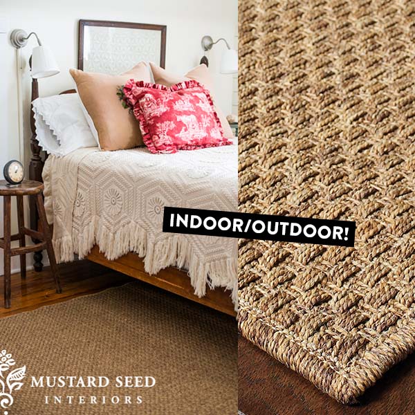Indoor/Outdoor Jute Inspired Rug - Decor Steals