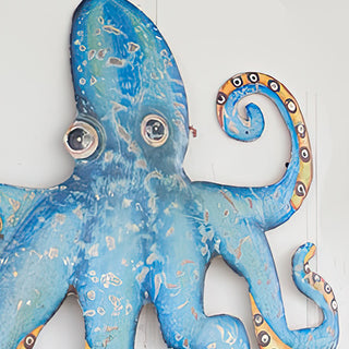 Metal Octopus Wall Decor