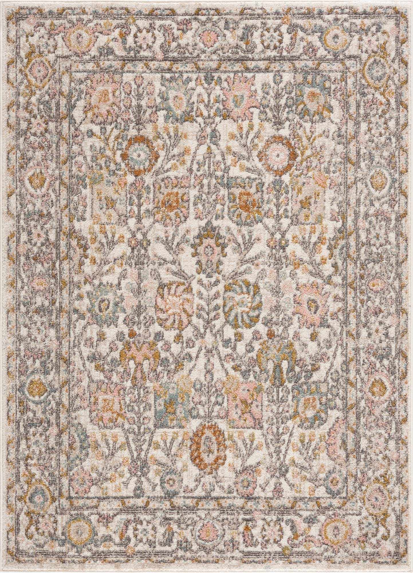 Multi-Color Traditional Area Rug - Decor Steals