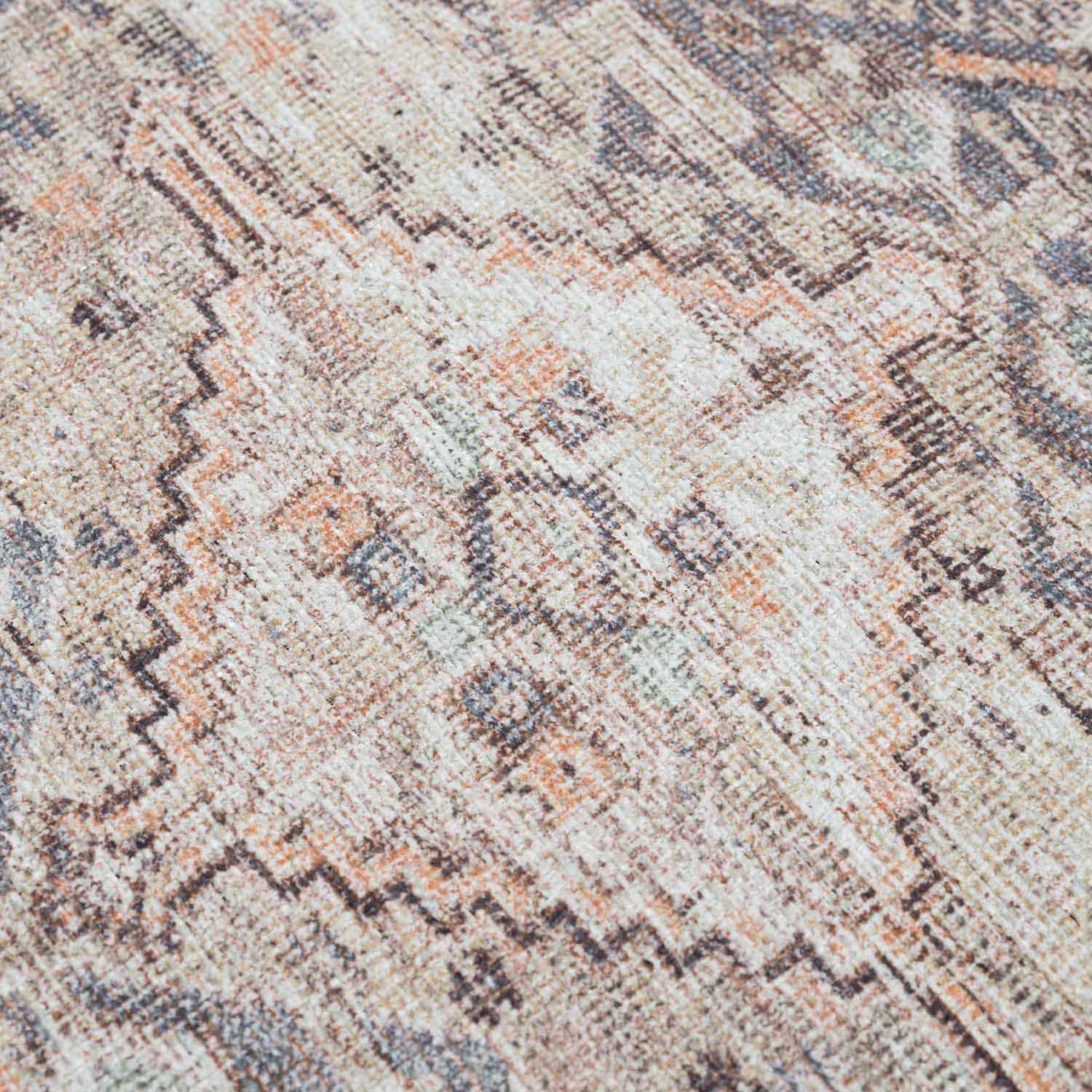 Boho Tan Washable Rug - Decor Steals