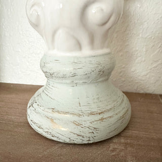 European Artichoke Pedestal Decorative Accent