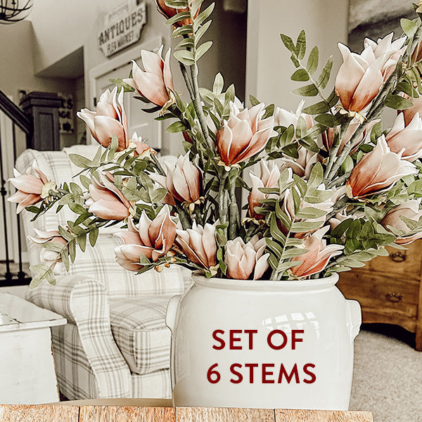 Love Blooms Floral Stems, Pick Your Style - Red