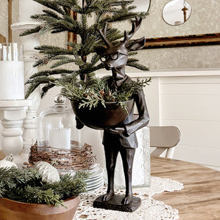 Bronze Reindeer Bowl | Dapper Critter Collection