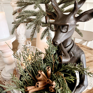 Bronze Reindeer Bowl | Dapper Critter Collection