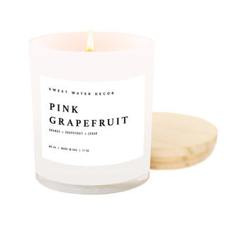 Pink Grapefruit Soy Candle