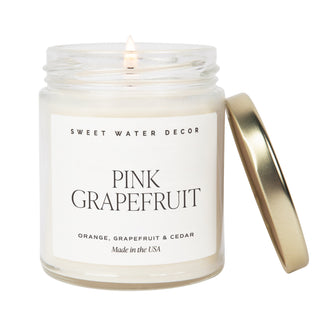 Pink Grapefruit Soy Candle 