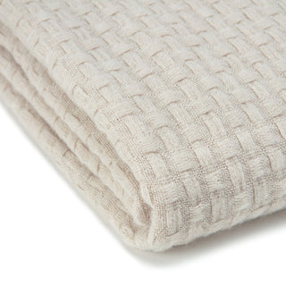 Waffle Fringe Throw Blanket