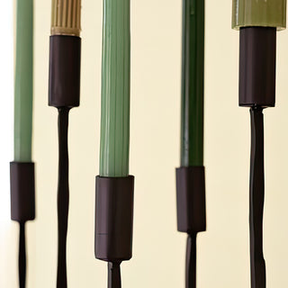 close up of candelabra