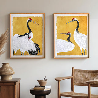 Framed Heron Prints