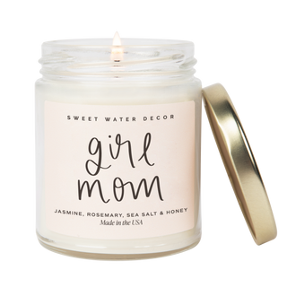 Girl Mom Soy Candle - Clear Jar - 9 oz